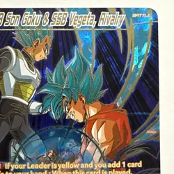 SSB Son Goku & SSB Vegeta Rivalry | SPR Foil | Dragon Ball Super Card Game | NM - Image 3