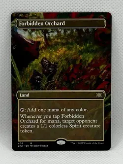 MTG Forbidden Orchard (Borderless) Double Masters 2022 Regular - Image 1