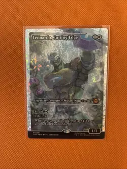 Leonardo Cutting Edge 291 MTG : Teenage Mutant Ninja Turtles - Fracture Foil - Image 3