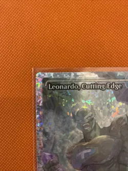 Leonardo Cutting Edge 291 MTG : Teenage Mutant Ninja Turtles - Fracture Foil - Image 5
