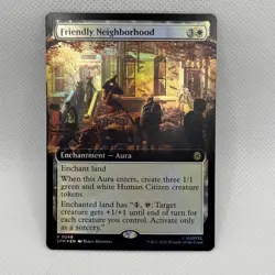 MTG - NM - Friendly Neighborhood (Extended Art) Marvel's Spider-Man Foil - Image 1