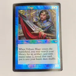 MISPRINT FOIL RETRO TRIBUTE MAGE MODERN HORIZONS NM MTG - Image 1