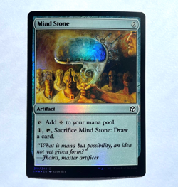 MISPRINT TEXT INK ERROR FOIL MIND STONE ICONIC MASTERS MTG NM - Image 1
