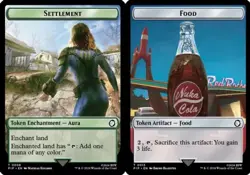 Settlement // Food (013) Double-Sided Token x1 - Universe Beyond: Fallout - NM-M - Image 1