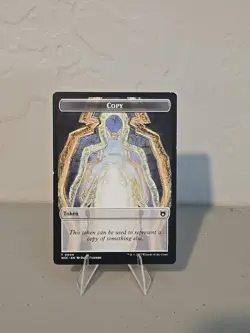 MTG Copy Monster Virtuous Role Token MP Commander Wilds Of Eldraine - Image 1