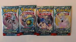 Pokemon TCG Journey Together Booster Packs - Art Set of 4 - Factory Sealed - Image 1
