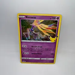 Xerneas 012/025 Rare Celebrations Pokemon Holo Near Mint - Image 1