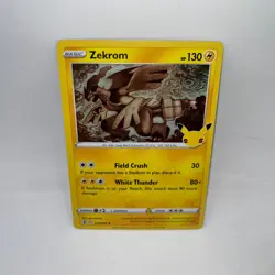Zekrom 010/025 Rare Celebrations Pokemon Holo Near Mint - Image 1