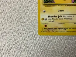 English Pokemon Card Pikachu 58/102 Base Set ☆Vintage TCG Wizards From Japan F/S - Image 2