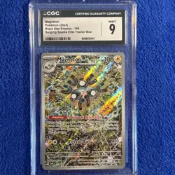 Pokemon Magneton 112/106 Sv8 Super Electric Breaker Art Rare Holo CGC 9 Japanese - Image 1