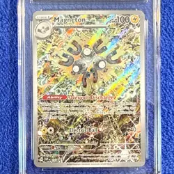 Pokemon Magneton 112/106 Sv8 Super Electric Breaker Art Rare Holo CGC 9 Japanese - Image 2