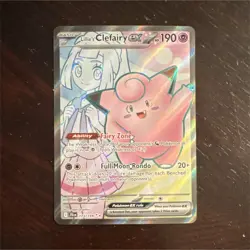 The Pokemon Company Lillie's Clefairy ex 173/159 Sv09 Full Art Holo UR 190HP EN - Image 1