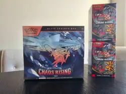Pokemon Chaos Rising ETB and Booster Bundle (x2) Lot - NEW / SEALED - Image 1