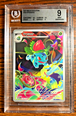 Ivysaur Illustration Rare #134|BGS MINT 9|2025 Mega Evolution Base|Pokemon TCG - Image 1