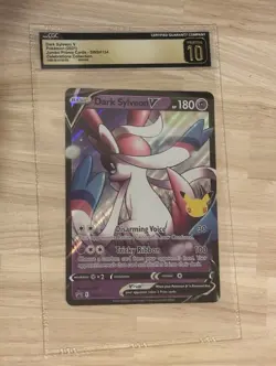 The Pokemon Company CGC Pristine 10 Dark Sylveon V Jumbo Promo Holo SWSH134 2021 - Image 1