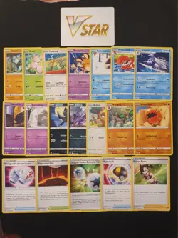 Pokemon Karten Sammlung - Stahlende Sterne Schwert & Schild Set - Deutsch Vstar - Image 1