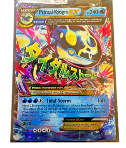 Pokemon TCG Primal Kyogre EX 55/160 Primal Clash Holo LP - Image 1