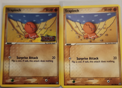 Pokemon TCG Card Lot - Trapinch 68/108, Holo, EX Power Keepers, 2 Cards - Image 1