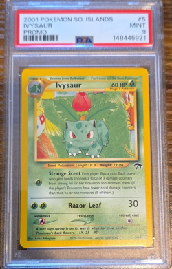 Pokemon TCG Southern Islands Ivysaur Promo Regular 05/18 English 2001 PSA 9 - Image 1
