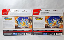 Pokemon TCG Scarlet & Violet Surging Sparks 3-Pack Blisters Set of 2 Sealed - Image 2