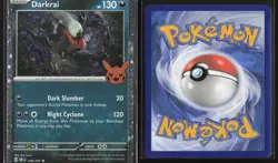 Darkrai (Cosmos Holo) 136/197 Holo Trick or Trade BOOster 2024 Pokemon Holo NM - Image 3