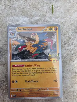 Pokemon TCG Archeops 051/086 Sv: White Flare Promo Holo 140 HP - Image 3