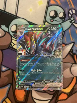 Pokemon TCG - N's Zoroark ex 098/159 Play Stamped Prize Pack Series 7 Journey - Image 1
