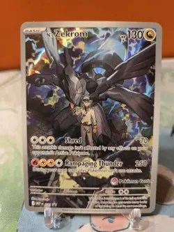 N’s Zekrom 031 Black Star Promo Pokemon Center Stamped NM - Image 1