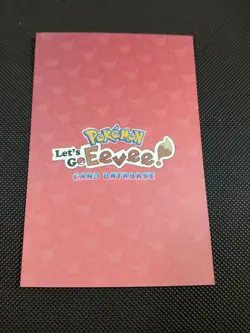 Pokemon Let's Go Eevee Database Set Peru Sleepy Charmander Crack Holo US Seller - Image 2