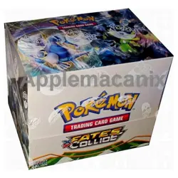 Pokemon TCG XY Fates Collide Theme Deck Case/Box of 8 4 Zygarde & 4 Lugia AUTH - Image 1