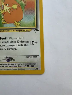 Nintendo Raticate 6/18 Southern Islands 2001 Promo Stage 1 60 HP Regular - Image 4