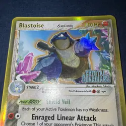 Pokemon TCG Blastoise 2/100 EX Crystal Guardians Reverse Holo Delta Species - Image 4