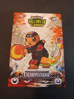 Pokemon 2025 DKV Collectoons Set Halloween Charmander 20 Circle Holo Peru - Image 1