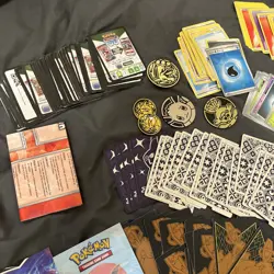Huge Pokemon Player Dice Trainer Energy Lot With sleeves dividers And Deck Boxes - Image 5