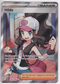 Pokemon - Hilda - 164/086 - SV White Flare - Full Art Trainer - Image 1