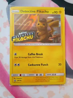 Pokemon 2019 Black Star Promo SM190 DVD Stamped Holo Detective Pikachu Sealed - Image 1