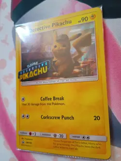 Pokemon 2019 Black Star Promo SM190 DVD Stamped Holo Detective Pikachu Sealed - Image 2