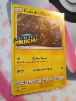 Pokemon 2019 Black Star Promo SM190 DVD Stamped Holo Detective Pikachu Sealed - Image 3