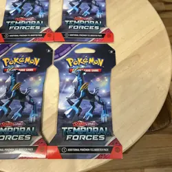 Pokemon TCG Temporal Forces Lot Of 4 Sealed Sleeved Booster Packs NEW 4 Packs - Image 3
