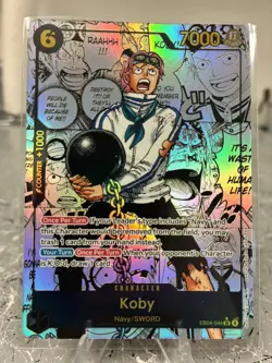 EB04-044 Koby SR Alt Art Manga Adventure on Kami’s Island One Piece Eng LP/NM - Image 1
