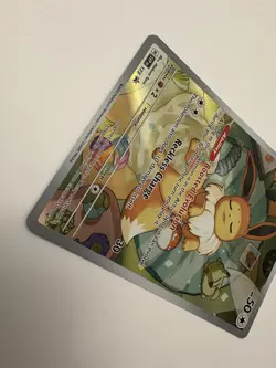 2025 Pokemon Basic Eevee 173 Scarlet & Violet Black Star HP50 - Image 3