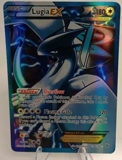 Pokemon Lugia EX Ultra Rare Full Art Plasma Storm 134/135 LP - Image 1
