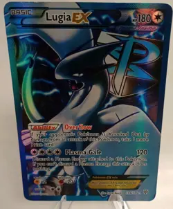 Pokemon Lugia EX Ultra Rare Full Art Plasma Storm 134/135 LP - Image 5