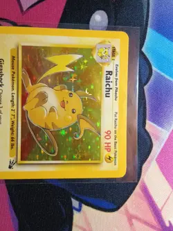 Pokemon TCG Raichu Fossil Holo Rare Card 14/62 Unlimited English LP - Image 3
