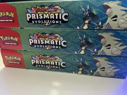 Pokemon Prismatic Evolutions Lucario EX and Tyranitar EX Premium Collection x3 - Image 2