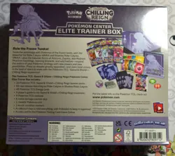 POKEMON CENTER SWORD & SHIELD CHILLING REIGN SHADOW RIDER ETB SEALED - Image 2