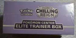 POKEMON CENTER SWORD & SHIELD CHILLING REIGN SHADOW RIDER ETB SEALED - Image 4