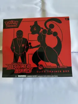 Pokemon Center Scarlet & Violet Destined Rivals Elite Trainer Box ETB Sealed - Image 1