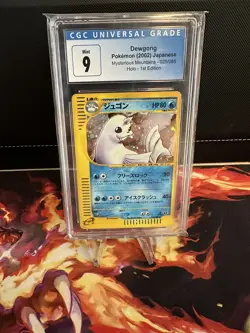 Japanese Pokemon 1st Ed Mysterious Mountains Dewgong Holo 025 Skyridge PSA 9 - Image 1