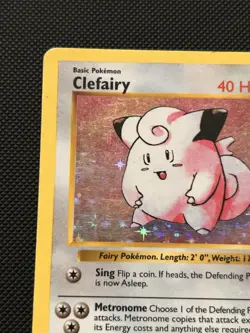 Clefairy 5/102 - Holo Rare Shadowless Base Set - Pokemon Vintage WoTC HP - Image 2